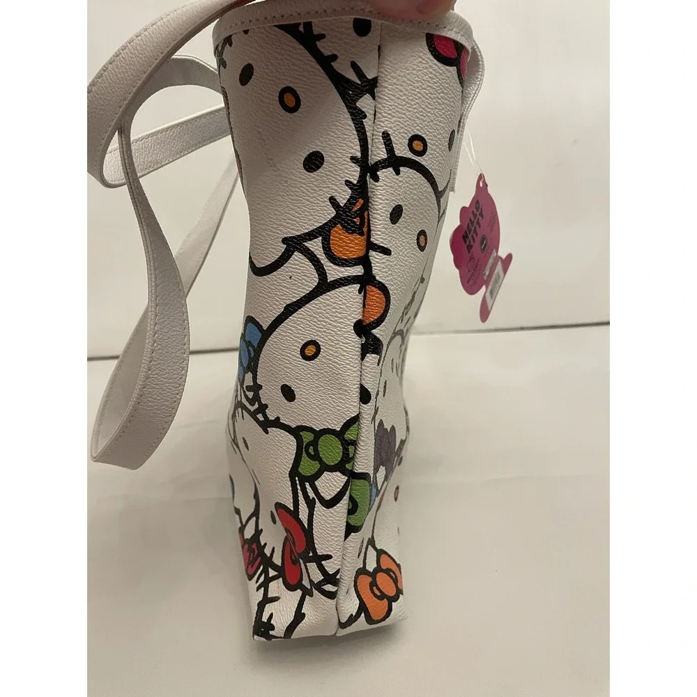 2018 Hello‎ Kitty White Tote Purse Bag Fab NY Sanrio 13 x 10